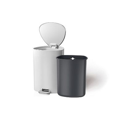 Joseph Joseph Easy Store 5-Liter Pedal Trash Bin with Liner Storage
