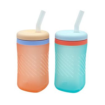 The First Years Squeeze & Sip® 7-oz. Silicone Straw Trainer Cup 2-Pack