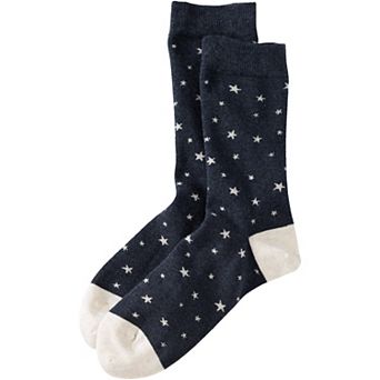 Women's Lands' End Novelty Crew Socks
