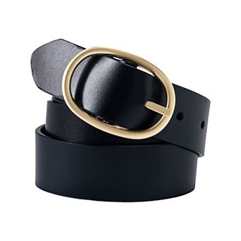 Women's Lands' End Leather Reversible Belt