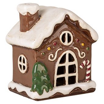 Studio 66 Season's Greeting Gingerbread House Table Decor