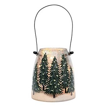 Studio 66 Frosted Pine Lantern Outdoor Decor