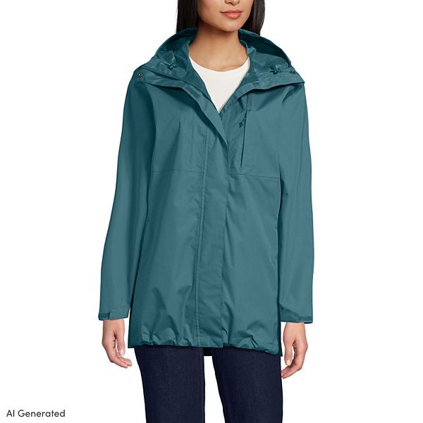 Women's Lands' End Waterproof Raincoat