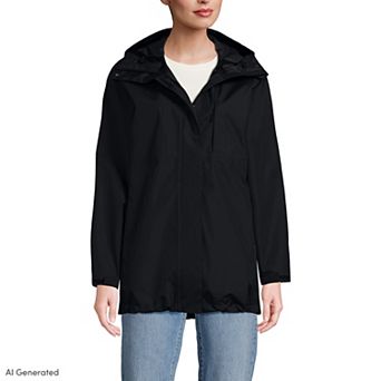 Women's Lands' End Waterproof Raincoat