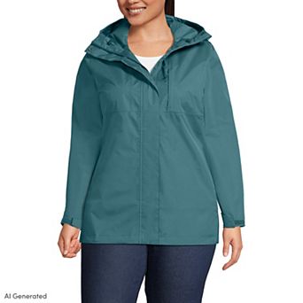 Petite Lands' End Waterproof Raincoat