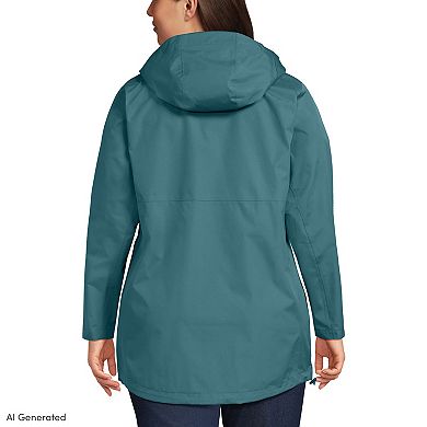 Petite Lands' End Waterproof Raincoat