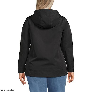 Plus Size Lands' End Rain Jacket