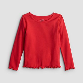 Toddler & Girls 6-12 Jumping Beans® Sensory Adaptive Long Sleeve Rib Top
