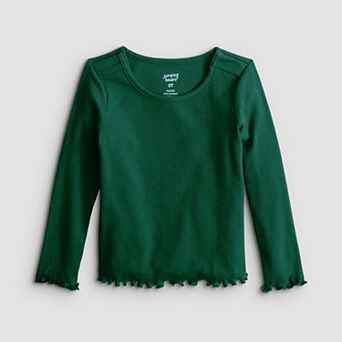 Toddler & Girls 6-12 Jumping Beans® Adaptive Long Sleeve Rib Top