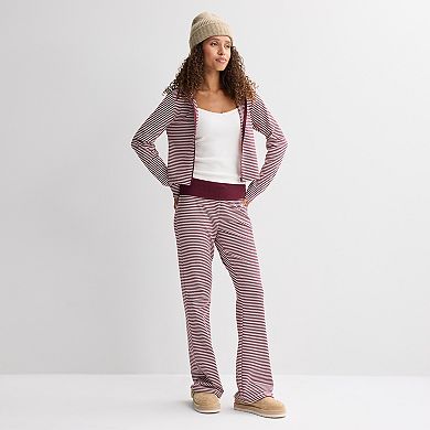 Juniors' madden girl Fold-Over Flare Pants