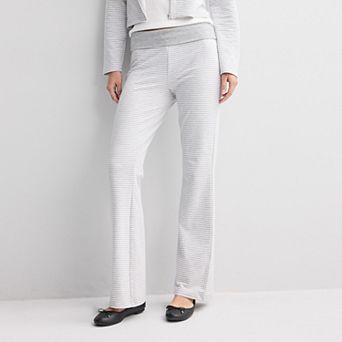 Juniors' madden girl Fold-Over Flare Pants