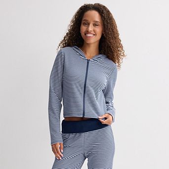Juniors' madden girl Zip-Front Long Sleeve Hoodie
