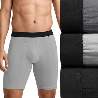Men's Jockey® 3-Pack Hypersoft 360 Long Leg 8-inch Boxer Briefs