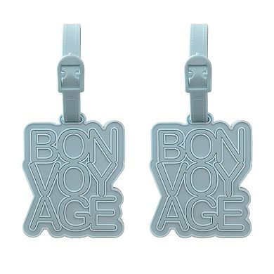 MYTAGALONGS 2-Piece Luggage Tags Set