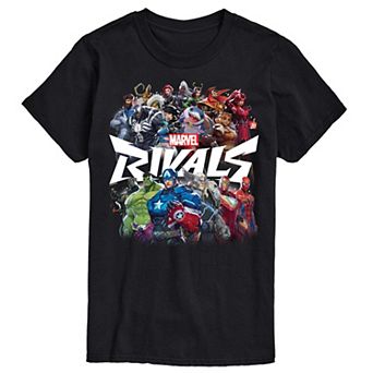 Big & Tall Marvel Rivals Collage Graphic Tee