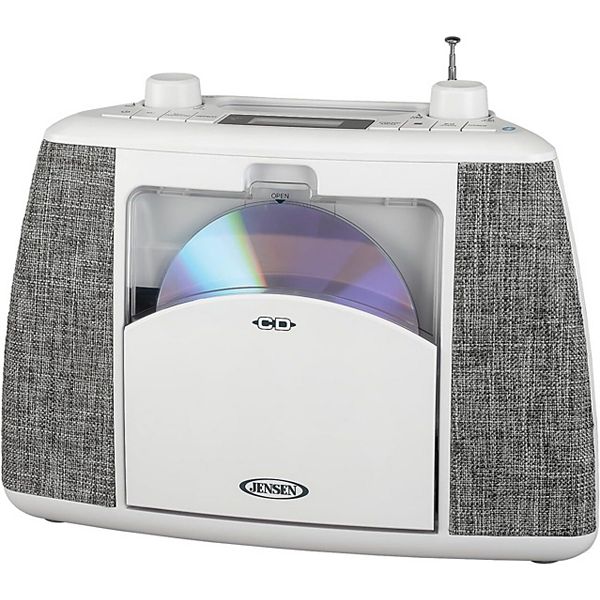 Jensen CD565 Portable Bluetooth CD Stereo System with AM/FM Radio