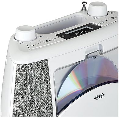 Jensen CD565 Portable Bluetooth CD Stereo System with AM/FM Radio