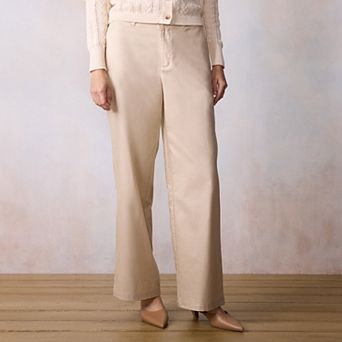 Women's LC Lauren Conrad Drapery Trousers with Elastic Back