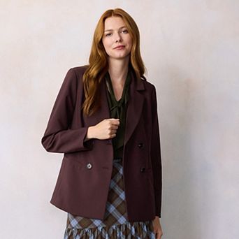 Women's LC Lauren Conrad Longline Double Breasted Blazer