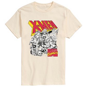 Big & Tall Marvel Comics X-Men Group Distressed Graphic Tee