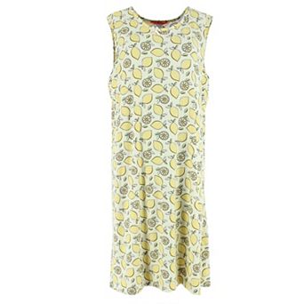 5 More Minutes Women's Lemon Sleeveless Sleepshirt