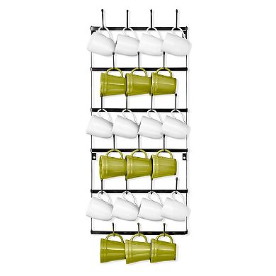 Sorbus Small 6-Tier Metal Mug Rack Organizer - for Home, Kitchen & Bar, Coffee Station (Holds 21)