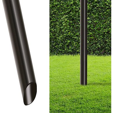 Sorbus 4 Pack Outdoor Metal Patio Torches - Includes Fiberglass Wick and Snuffer Cap