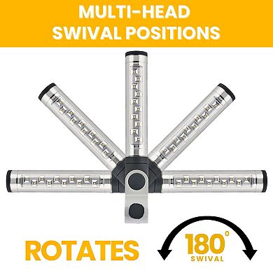 Sorbus 2 Pack Bright LED Lights-360 Degree Clamping Grill Light