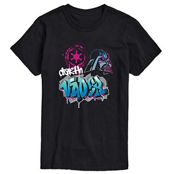 Big & Tall Star Wars Darth Vader Graffiti Graphic Tee