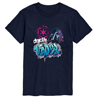 Big & Tall Star Wars Darth Vader Graffiti Graphic Tee