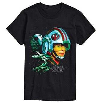 Big & Tall Star Wars Luke Skywalker X-Wing Pilot Graphic Tee