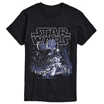 Big & Tall Star Wars Distressed Graphic Tee
