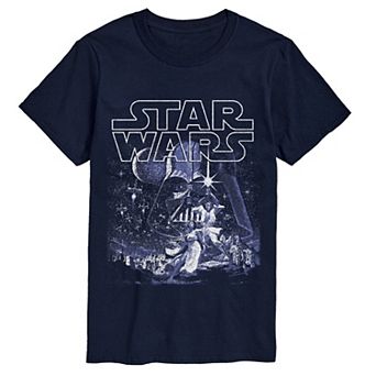 Big & Tall Star Wars Distressed Graphic Tee