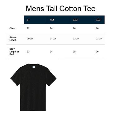 Yellowstone Bear - Men's Tall and Long Word Art T-Shirt