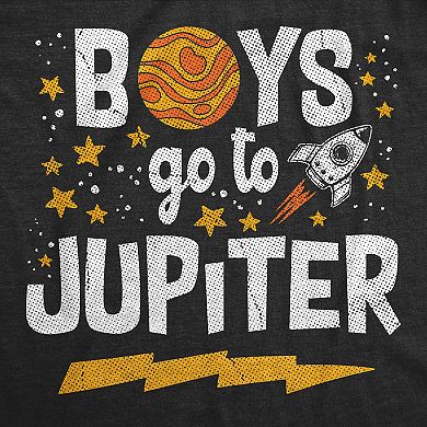 Womens Funny T Shirts Boys Go To Jupiter Sarcastic Space Tee For Ladies