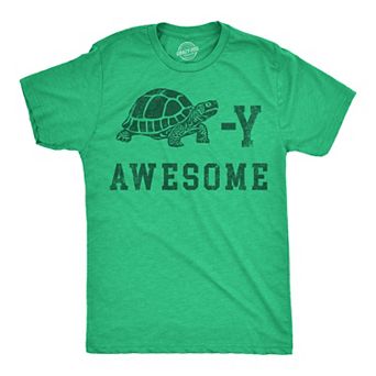 Mens Funny T Shirts Turtley Awesome Sarcastic Turtle Graphic Novelty Tee for Men