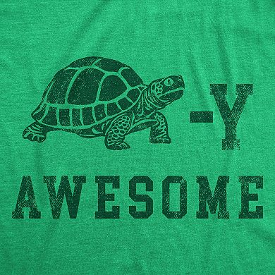 Mens Funny T Shirts Turtley Awesome Sarcastic Turtle Graphic Novelty Tee for Men
