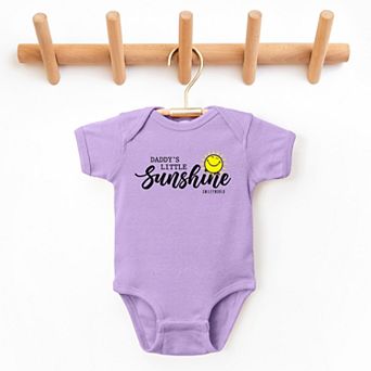 The Juniper Shop SmileyWorld Daddy's Little Sunshine Baby Short Sleeve Bodysuit