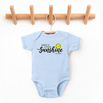 The Juniper Shop SmileyWorld Daddy's Little Sunshine Baby Short Sleeve Bodysuit