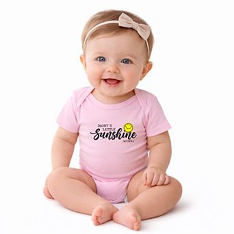 The Juniper Shop SmileyWorld Daddy's Little Sunshine Baby Short Sleeve Bodysuit