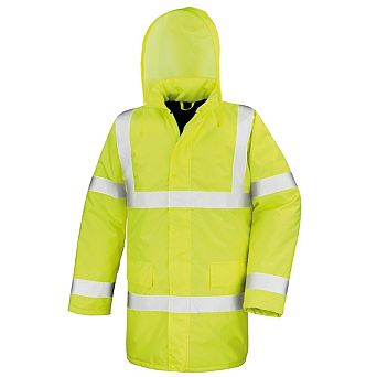 Result Core High-Viz Motorway Coat (Waterproof & Windproof)