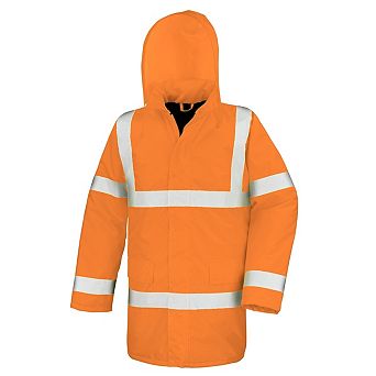Result Core High-Viz Motorway Coat (Waterproof & Windproof)