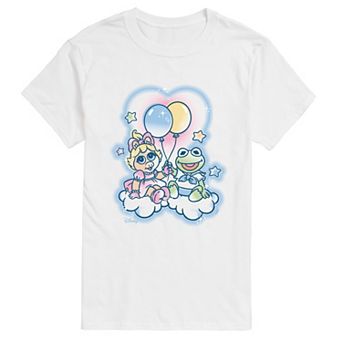 Men's Disney / Pixar's The Muppets Babies Miss Piggy & Kermit Graphic Tee