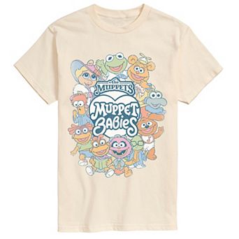 Men's Disney's The Muppets Babies Collage Distressed Graphic Tee