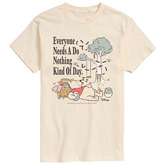Men's Disney's Winnie The Pooh Do Nothing Kind Of Day Graphic Tee