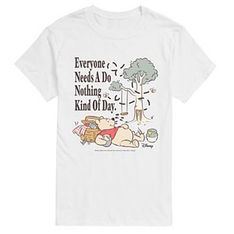 Men's Disney's Winnie The Pooh Do Nothing Kind Of Day Graphic Tee