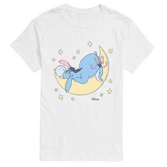 Men's Disney's Winnie The Pooh Eeyore Moon & Stars Graphic Tee