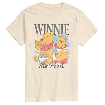 Men's Disney's Winnie The Pooh Bootleg Distressed Graphic Tee
