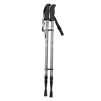 Trespass Transduo 2 Piece Walking Pole Set