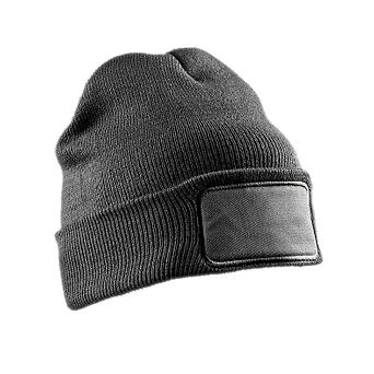 Result Adults Unisex Double Knit Printers Beanie